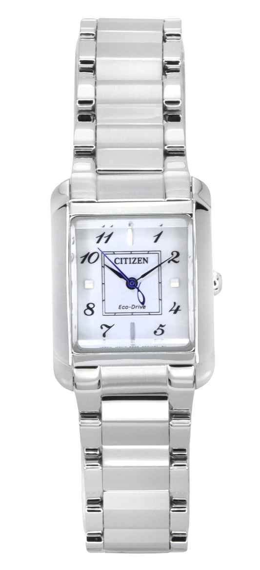 Citizen L Eco-Drive Stainless Steel Mother of Pearl Dial EW5600-87D Women's Watch