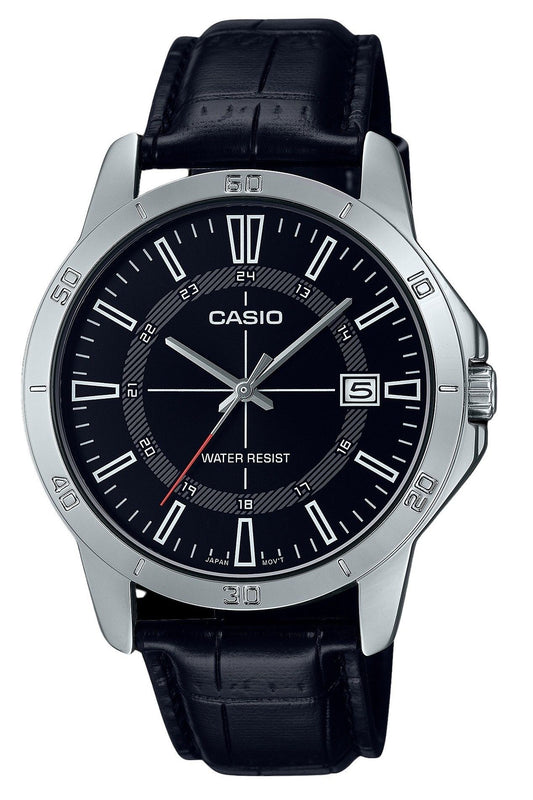 Casio Standard Analog Stainless Steel Silver Dial Quartz MTP-V004D-7C Men's Watch