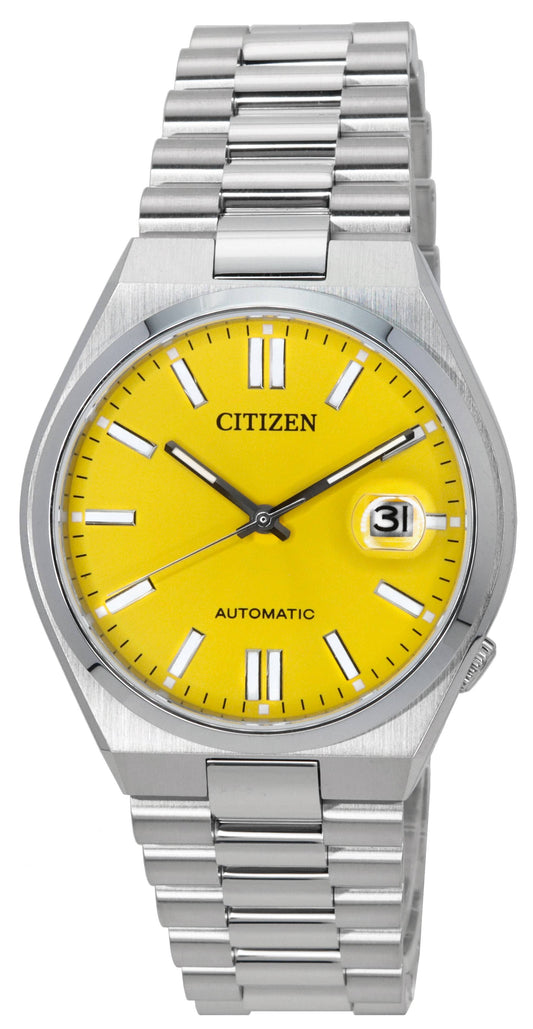 Citizen Tsuyosa Stainless Steel Yellow Dial Automatic NJ0150-81Z Men's Watch