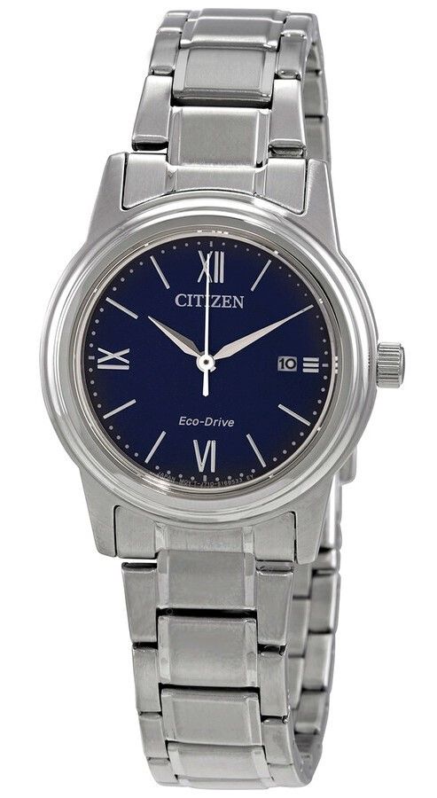 Citizen Classic Blue Dial Stainless Steel Eco-Drive FE1220-89L 100M Women's Watch