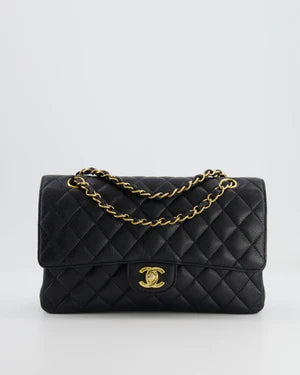 *HOT* CHANEL MEDIUM BLACK CLASSIC BAG