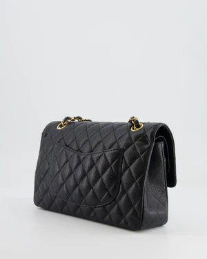 *HOT* CHANEL MEDIUM BLACK CLASSIC BAG