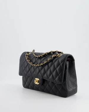 *HOT* CHANEL MEDIUM BLACK CLASSIC BAG