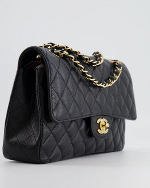 *HOT* CHANEL MEDIUM BLACK CLASSIC BAG