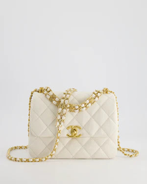 *SUPER RARE* CHANEL WHITE MINI SQUARE