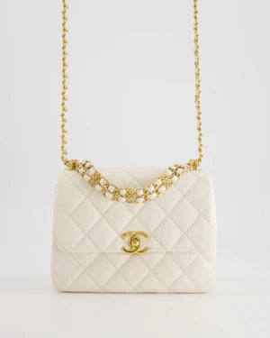 *SUPER RARE* CHANEL WHITE MINI SQUARE