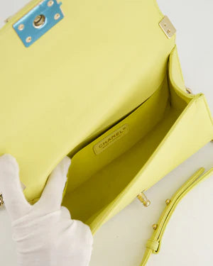 *HOT* CHANEL SORBET YELLOW BAG