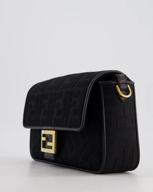 *LIMITED EDITION* FENDI BLACK FABRIC BAGUETTE BAG