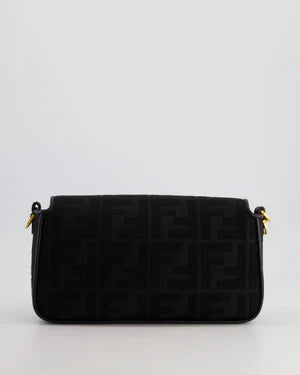 *LIMITED EDITION* FENDI BLACK FABRIC BAGUETTE BAG