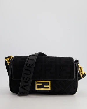 *LIMITED EDITION* FENDI BLACK FABRIC BAGUETTE BAG