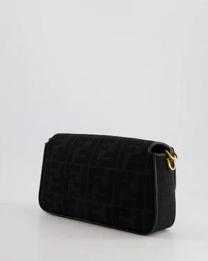 *LIMITED EDITION* FENDI BLACK FABRIC BAGUETTE BAG