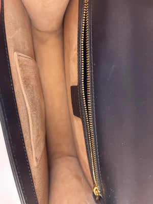 GUCCI BLACK LEATHER SMALL SYLVIE BAG